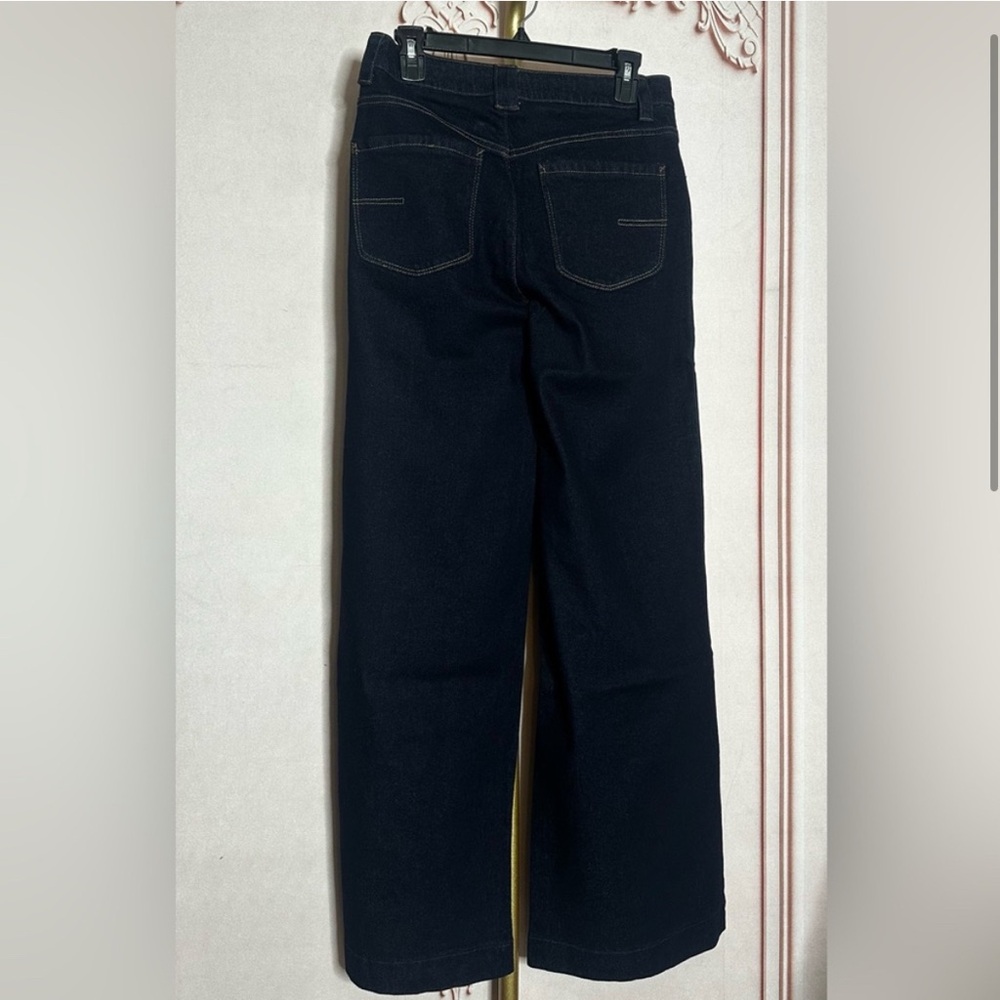 Democracy Women's Blue Wide-Leg Jeans - Picture 4 of 10